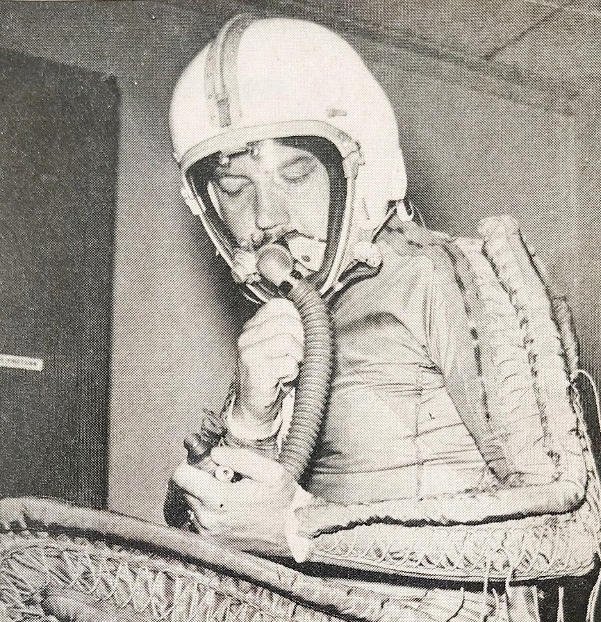 1952 Boeing Test Pilot Tex Johnston Tests Air Force Jet Suit Quick Mag P... - $19.99