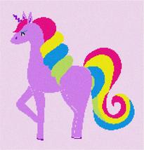 Pepita Needlepoint kit: My Unicorn, 13&quot; x 14&quot; - £61.33 GBP+