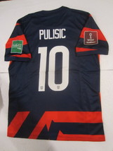 Christian Pulisic USA USMNT 2022 World Cup Qualifiers Stadium Away Soccer Jersey - £75.23 GBP