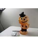 Empire Halloween Blow Mold Pumpkin Jack O Lantern Scarecrow Hobo 1969 Vi... - £34.99 GBP