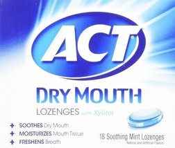 ACT Dry Mouth Lozenges With Xylitol 18 Count (Pack of 1) (Packaging May ... - €6,83 EUR