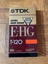 TDK EHG T-120 Brand New VHS - £9.22 GBP