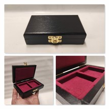 Black wooden case box for coins even expert, fleece color...-
show original t... - £27.01 GBP