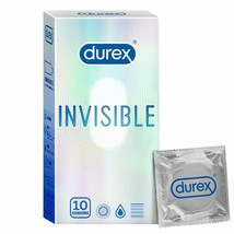 Durex Invisible Condoms Ultra Thin Condom,10s Pack of 10 - $129.99