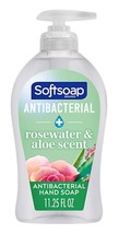 Softsoap Antibacterial Sensitive Liquid Hand Soap, Rosewater/Aloe, 11.25 Fl. Oz. - £5.42 GBP