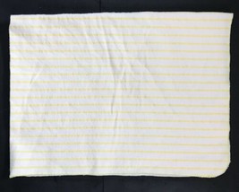 Carters Yellow And White Striped Cotton Baby Receiving Blanket Security ... - $9.90