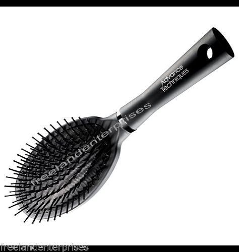 Hair Black Cushion Brush NIP Approximately 9 inches long Advance Techniques - $9.85