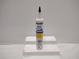 ColorFast Tile &amp; Grout Caulk Siliconized Acrylic - Avalanche White - £11.92 GBP