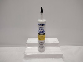 ColorFast Tile &amp; Grout Caulk Siliconized Acrylic - Avalanche White - £7.99 GBP