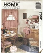 McCall&#39;s 7562 Sewing Pattern Curtains Apron Appliance Covers Pot Holder ... - £9.58 GBP