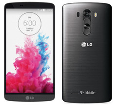 Lg G3 D851 32GB Metallic Black T-MOBILE 4G Lte SMARTPHONEw/ 13MP Camera - $155.00