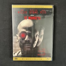 12 Monkeys Collectors Edition DVD Bruce Willis Brad Pitt Madeleine Stowe - £3.93 GBP