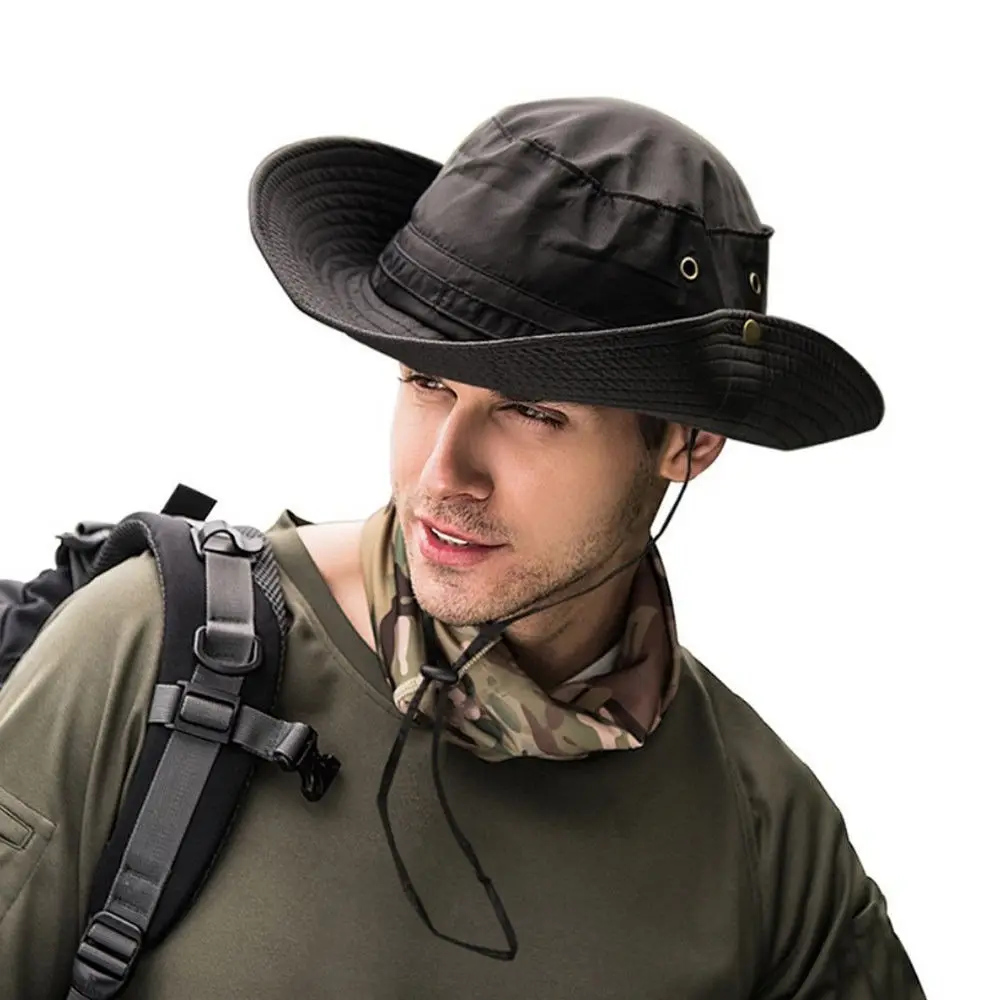 2020 Military Panama Safari Boonie Sun Hats Cap Summer Men Women Camouflage - £10.37 GBP