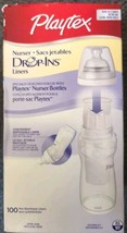 Playtex Baby Drop Ins Liners Nurser Bottles 100 ct 8-10 oz Open Box - $24.18