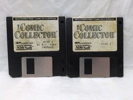 (2) IBM AbleSoft The Comic Collector 3.5&quot; Floppy Disks 1 + 2 - $412.64 MXN
