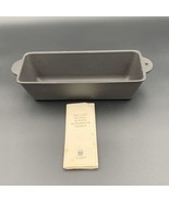 Vintage 1960s Cousances Cast Iron Loaf Pan Terrine Made in France Hole T... - £112.97 GBP