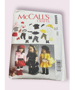 Vintage McCall&#39;s M6669 Sewing Pattern Crafts 18&quot; Doll Clothes &amp; Accessories - £9.52 GBP