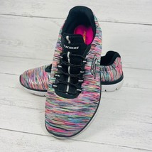 Skechers 6.5 Shoes Summits Light Dreaming Memory Foam Stripe Multi Color... - £39.19 GBP