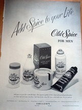 Add Spice To Your LIfe Old Spice For Men Magazine Advertising Print Ad Art 1950s - £4.68 GBP