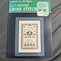 Designs From The Needle Of All The Things Counted Cross Stitch Sampler C... - $9.90