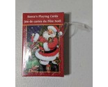 Kurt Adler Santas Playing Cards New - seal slightly open - $14.25