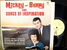 MICKEY &amp; BUNNY Songs Inspiration LP Vinyl Christian Devotional Canada NM... - $33.25