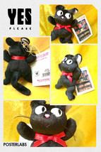 Ghibli Studio Kiki&#39;s Delivery Service Ornament Plush Toy Doll Jiji Cat - £14.09 GBP