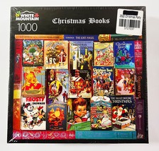 White Mountain Christmas Books 1000pc Puzzle- BRAND NEW SEALED - $17.34