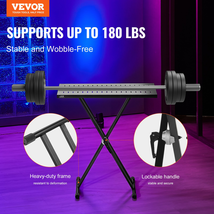 VEVOR Portable DJ Table with Double-X Braced Keyboard Stand Adjustable H... - $2,123.41 MXN