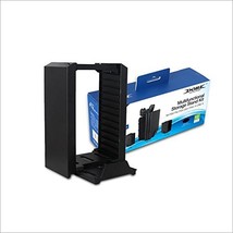 Dobe PS4 Console Stand with Game Disc Storage Tower Black for Sony PlayS... - $27.43