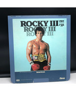 Video Disc Selectavision 1983 videodisc movie rca Rocky III 3 Stallone l... - £19.42 GBP