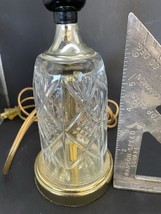 Pressed Glass Bedside Lamp - $23.76