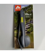 Camping Hiking Portable 3 Piece Utensil Set Spatula Tongs Spoon Ozark Tr... - $10.87 CAD