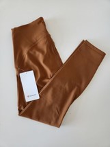 Nwt Lululemon Copb Copper Brown Smooth Cover Instill Hr 25&quot; Tight Pants 8 - £99.16 GBP