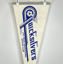 Las Vegas Quicksilvers NASL 30x12 Full Size Soccer VTG Pennant Defunct 1970s - $186.15