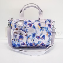 NWT Kipling KI5733 Amiel Medium Handbag Shoulder Bag Polyester Hazy Blooms Multi - £75.62 GBP