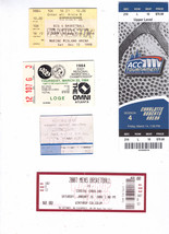 BASKETBALL 5 ASSORTED TICKET STUBS 1984 CHAMPIONSHIP BIG 4 REGIONAL CHAM... - £11.79 GBP