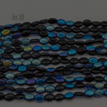 8x6mm Czech Glass Oval Accent Beads - Jewelry Making Supplies - $3.95