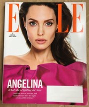 Elle Magazine March 2018 New Ship Free Cover Angelina Jolie Issue 391 - £22.41 GBP