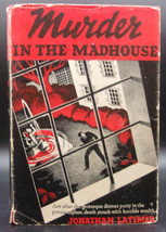Jonathan Latimer Murder In The Madhouse Vintage 1940 Hc Dj Detective Wm. Crane - £35.76 GBP