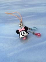 Disney Minnie Mouse Strap, Keychain. Small Umbrella Theme. Very pretty, RARE - £15.92 GBP