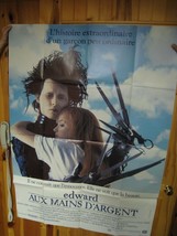 Edward Scissorhands French Poster Movie Vintage Johnny Depp Winona Ryder... - $448.25