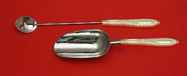 Gadroonette by Manchester Sterling Silver Bar Set 2pc HHWS  Custom Made - £109.99 GBP