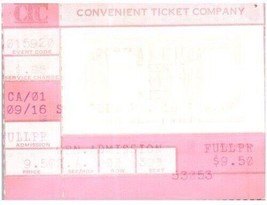 The Ramones Ticket Stumpf September 20 1981 Detroit Michigan - $48.89