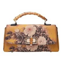 2023 New Vintage Evening Bags Cheongsam Leather Handbag Women Boston Bag  Design - £96.33 GBP