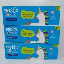 3 Crest Mystic Toothpaste Magical Bubblegum Fluoride Anticavity 4 Oz Ea ... - £11.76 GBP