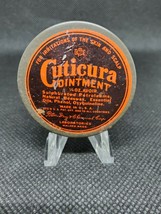 Vintage Medicine Tin: CUTICURA for irritations and scalp of skin, 1/4 Oz, empty - £6.99 GBP