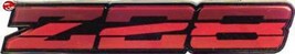 1985-87 Camaro Z28 Rocker Emblem - Dark Red - $112.38