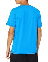 Quiksilver Men&#39;s Solid Streak Short Sleeve Rashugu - Blue/ M - £36.61 GBP