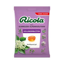 Ricola ELDERFLOWER lozenges SUGAR FREE -75g-Made in Germany-FREE SHIPPING - $15.32 CAD